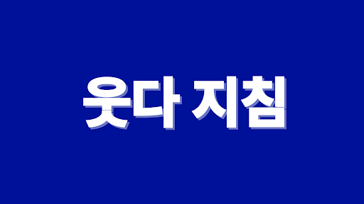 웃다지침 banner