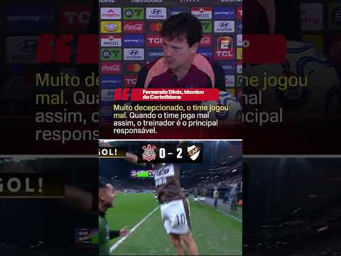 DINIZ AVALIA ATUAÇÃO DO CORINTHIANS CONTRA O PLATENSE: 'DECEPCIONADO' #shorts thumbnail