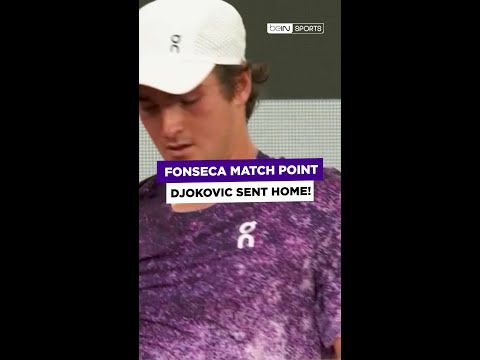 The match point that sends Djokovic out of Roland-Garros! #beINRolandGarros #RolandGarros #shorts thumbnail