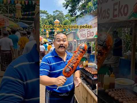 ayah makan sosis pedas #shortvideo #funny #comedy thumbnail