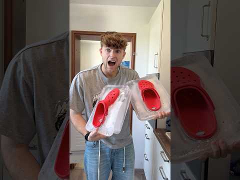 Ich hab Eis Schuhe gemacht!🧊😂 | Lewinray #shorts thumbnail