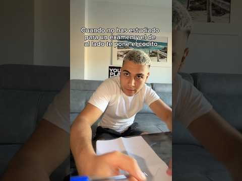 Cuando no has estudiado para el examen y el de al lado te pone el codito thumbnail