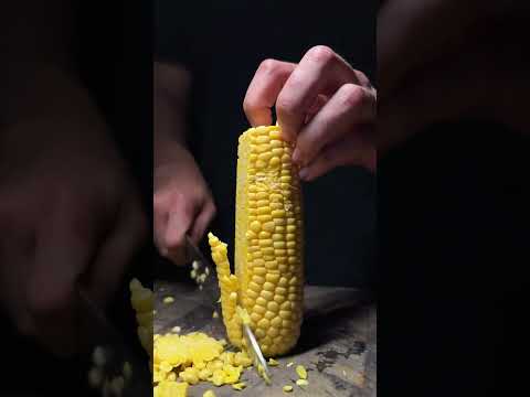 Rui “Azure Serpent” Gyuto vs Corn #fyp #satisfying #kitchenknife #japaneseknife #ruiknife #cutting thumbnail