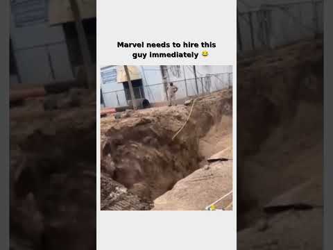 Marvel, your next Spider-Man is working construction in Brazil 😄 follow for more #shorts thumbnail