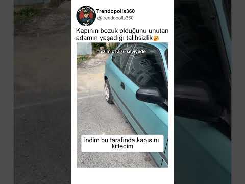 Arabanın Kapısının Bozuk Olduğunu Unutan Adamın Yaşadığı Talihsizlik?? thumbnail