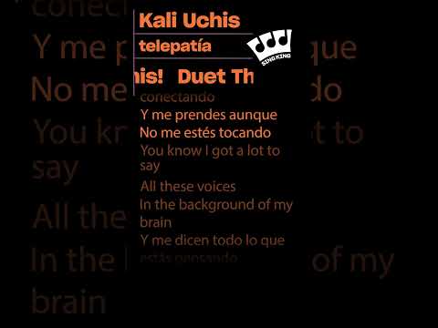 Kali Uchis - telepatia (Karaoke Short) Karaoke Sing-Along (Lyrics on Screen)  #music #karaokehits thumbnail
