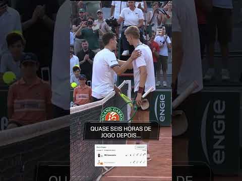 QUASE 6 HORAS DE JOGO DEPOIS... 🎾 #shorts thumbnail