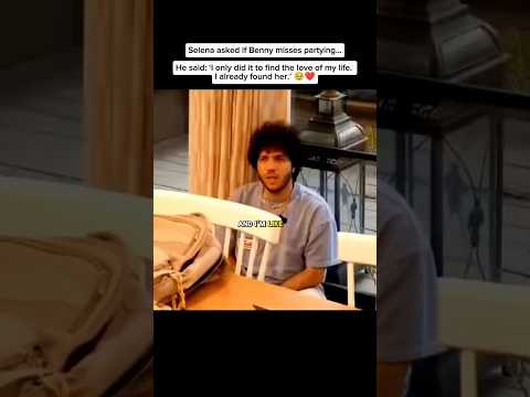 Benny Blanco Is DOWN BAD for Selena😭❤️ #selenagomez #bennyblanco #fyp thumbnail