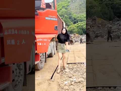 Nữ tài xế Tao Tao lái xe đầu kéo chở phế liệu #truckdriver #trucking #trucklife #female #automobile thumbnail