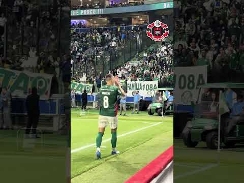ANDREAS PEREIRA FOI OVACIONADO APÓS GOLEADA DO PALMEIRAS #shorts thumbnail