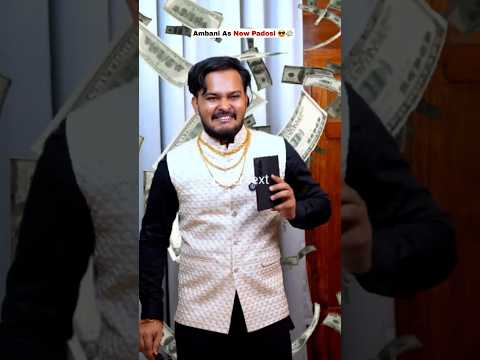 Ambani As New Padosi(part-2) ?? #shorts #ambani #comedy #aruj thumbnail