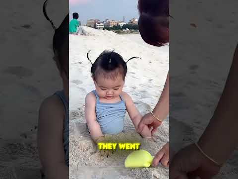 She Doesn’t Like Beach! 🏖️😡😆 thumbnail