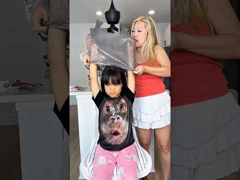 She put a BAG over her head?! ? Watch until the end! ? LeoNata family thumbnail