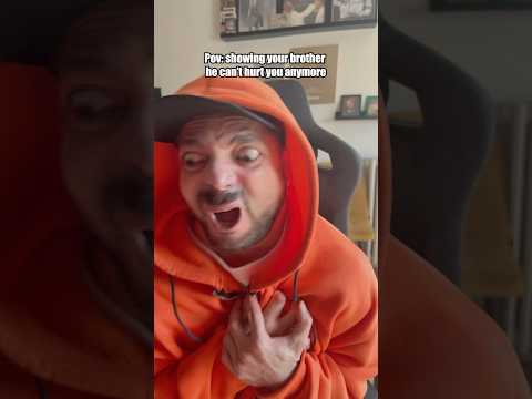 POV: showing your brother he can’t hurt you anymore #funnyvideos #funny #brotherhood  #adolescence thumbnail
