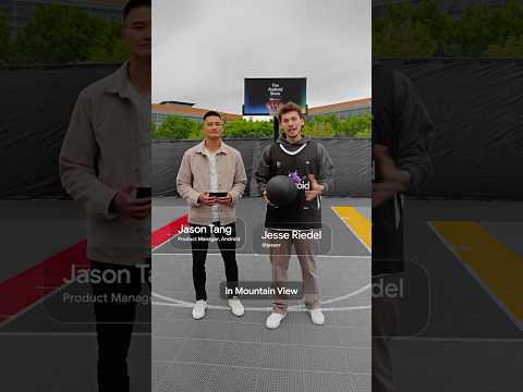 Guess the feature from the Android Show🤔 Sink the shot to lock it in🏀 thumbnail