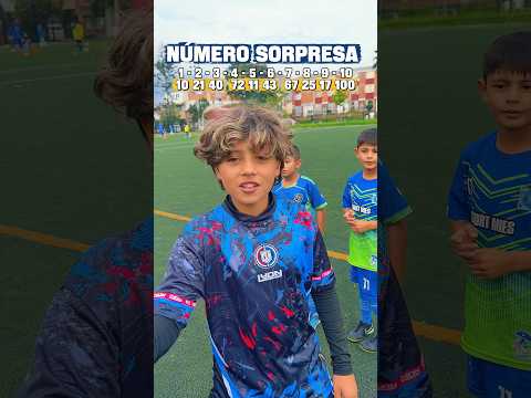 Número sorpresa ? #futbol #viralvideo #soccer #niñosfutbolistas #planetafutbol thumbnail