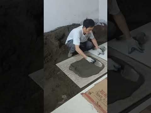 Tile installation P8794#shorts thumbnail