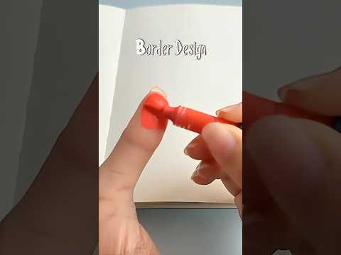 Border Design ?✨#shorts #art #diy #drawing #painting #youtubeshorts thumbnail