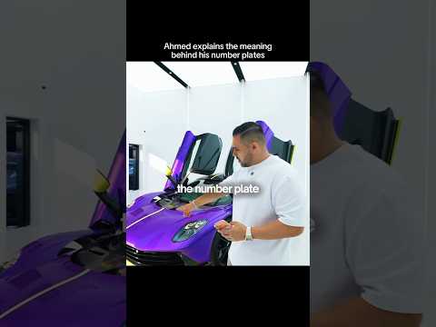 AHMED REVEALS THE SECRET BEHIND HIS CUSTOM NUMBER PLATES🤯💸 thumbnail