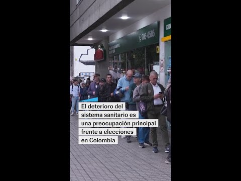 ELECCIONES EN COLOMBIA: Salud y crisis de hospitales definirán el voto #shorts thumbnail