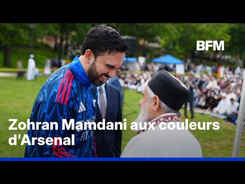 Le maire de New York revêt un qamis aux couleurs d'Arsenal thumbnail