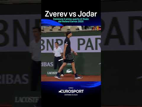 Cominciata la sfida tra 𝐙𝐯𝐞𝐫𝐞𝐯 e 𝐉𝐨𝐝𝐚𝐫 🎾 thumbnail