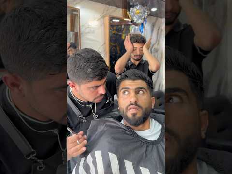 ‏أغبى حلاق ممكن تشوفه بحياتك😂 نهاية غير متوقعة#shorts thumbnail