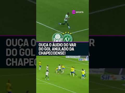 ESSE FOI O MOTIVO DA ANULAÇÃO DO GOL DA CHAPECOENSE CONTRA O PALMEIRAS!! 👀🔈 #shorts thumbnail