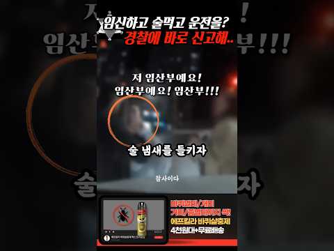 임신하고 술먹고는 운전을?? 경찰에 바로 신고해 버리고.. thumbnail