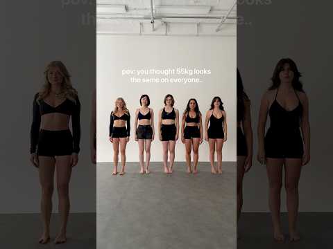 proof that the number on the scale looks different on every body 👀 thumbnail