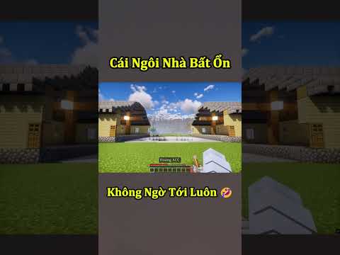 Tôi Đã Xây Dựng Một Căn Nhà Bất Ổn Nhất Minecraft 🤣 #shorts thumbnail