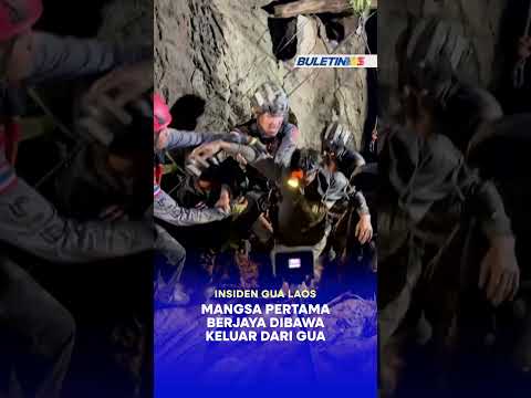 INSIDEN GUA LAOS | Mangsa pertama berjaya dibawa keluar dari gua thumbnail