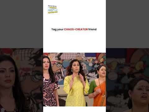 Tag your chaos creator friend ! #tmkoc #funny #jethalal #daya #shortsfeed #relatable thumbnail