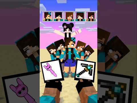 Help Herobrine Girls to Choose and Break a Bedrock #queennevercry #shorts #helpherobrine #newupload thumbnail