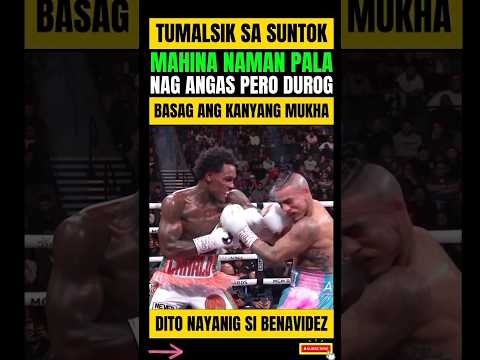 TUMALSIK SI BENAVIDEZ! HINDI KINAYA ANG SUNTOK! TUMILAPON SA LAKAS! thumbnail