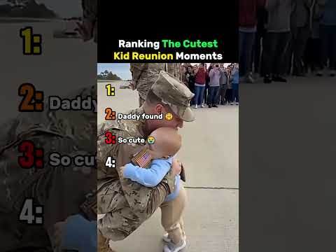 Ranking The Cutest Kid Reunion Moments #soldier thumbnail