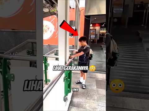 Tangga BiasaTapi Dia Turun Kayak Eskalator.#shortvideo thumbnail