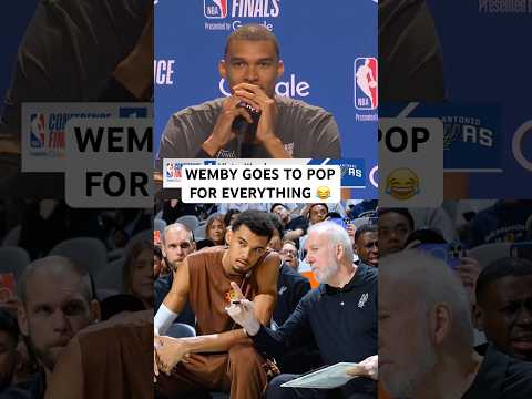 Wemby talks about what Greg Popovich means to him and the Spurs thumbnail