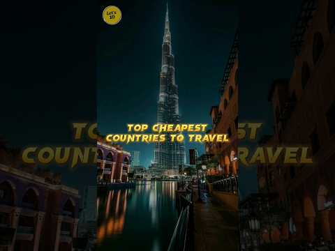 Top 10 Cheapest Countries To Travel In 2023 #shorts #world thumbnail