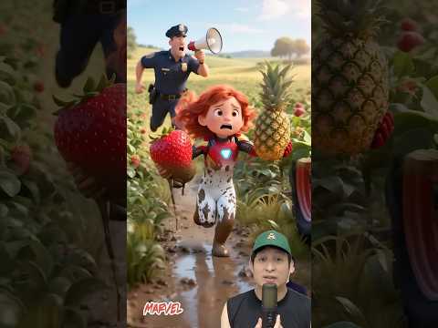 BOCIL LARI DIKEJAR POLISI PENCURI BUAH‼️😱 @Marvel.Evolution #remix #dubbing #trending thumbnail