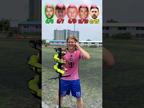 ??IQ OF FOOTBALLERS VS RANDOM NUMBER AND TENNIS BALLS | ? WHO WON!? thumbnail