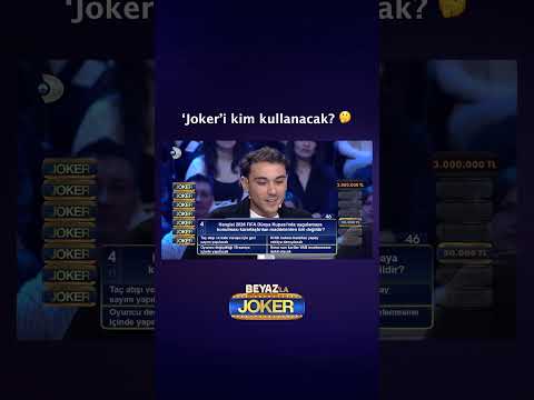 Bir an ‘joker’i kullanmayı unutan yarışmacı! 😃 #BeyazlaJoker #Shorts thumbnail