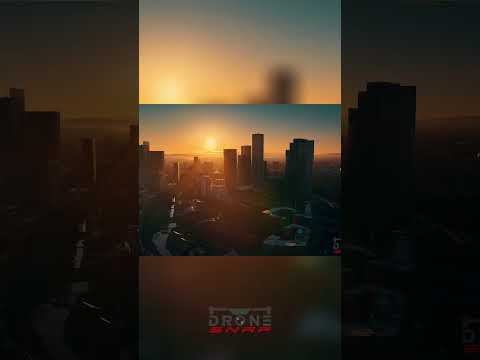 City Sunrise: Witness the Amazing Dawn Over Skyscrapers #shorts thumbnail