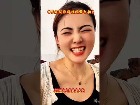 #可爱的两个萌娃宝宝 #萌娃送祝福啦  抖音小助手#搞笑#萌娃#特效#shorts thumbnail