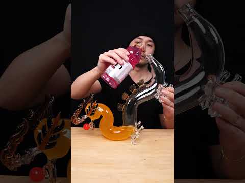 Orange & Red Gatorade  🐉 #asmr #sleep thumbnail