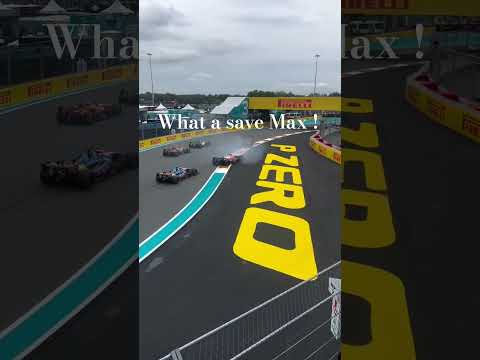 Max Verstappen insane Save at the Miami Gp 2026 #maxverstappen #f1 #Max #redbullracing #Miami #crazy thumbnail