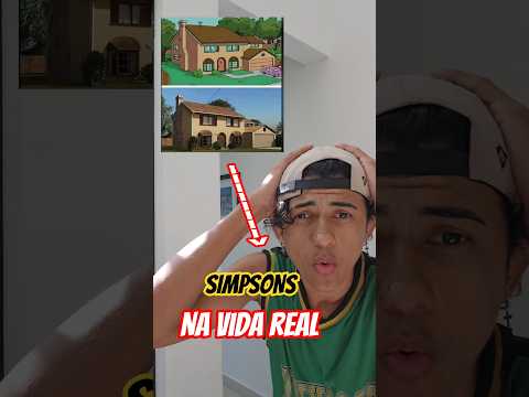 A CASA DOS SIMPSONS NA VIDA REAL!!!#shorts thumbnail