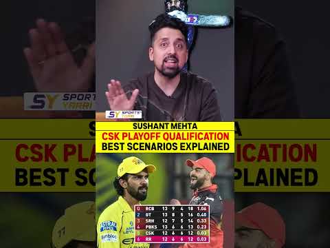 CSK PLAYOFF QUALIFICATION BEST SCENARIOS EXPLAINED #chennaisuperkings #ruturajgaikwad #ipl2026 thumbnail