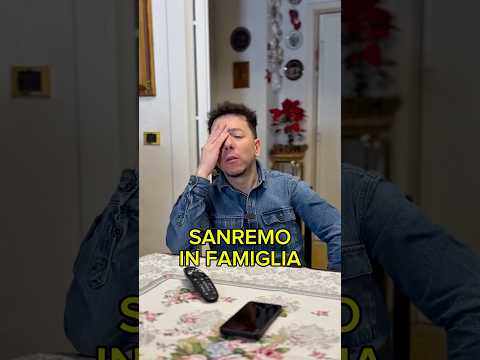 SANREMO IN FAMIGLIA #danielecondotta #comedy #sanremo2026 thumbnail