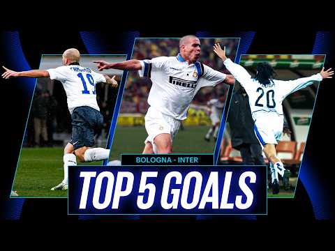 RONALDO, DJORKAEFF, RECOBA E... ⚽🔥 | TOP 5 GOL DEI GOL DI BOLOGNA-INTER ⚽ thumbnail